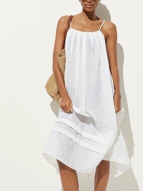 Women’s White Eyelet Beach Sundress